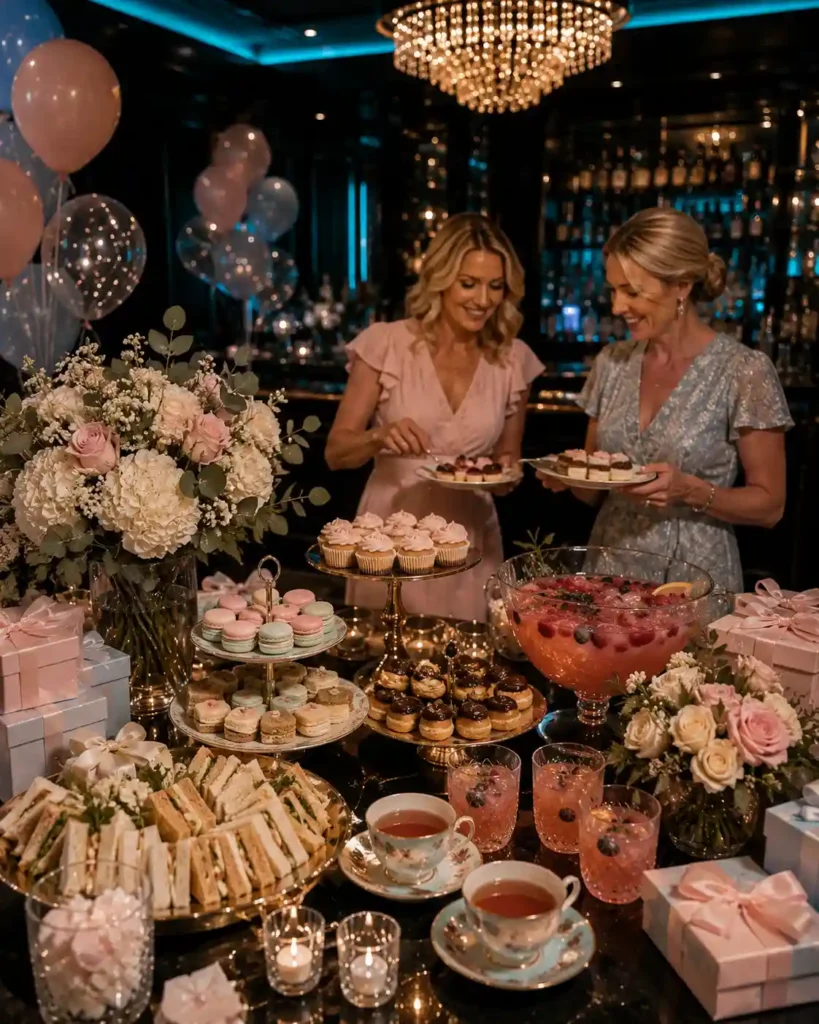 Baby shower food, mocktails and sweet treats at a Luton venue